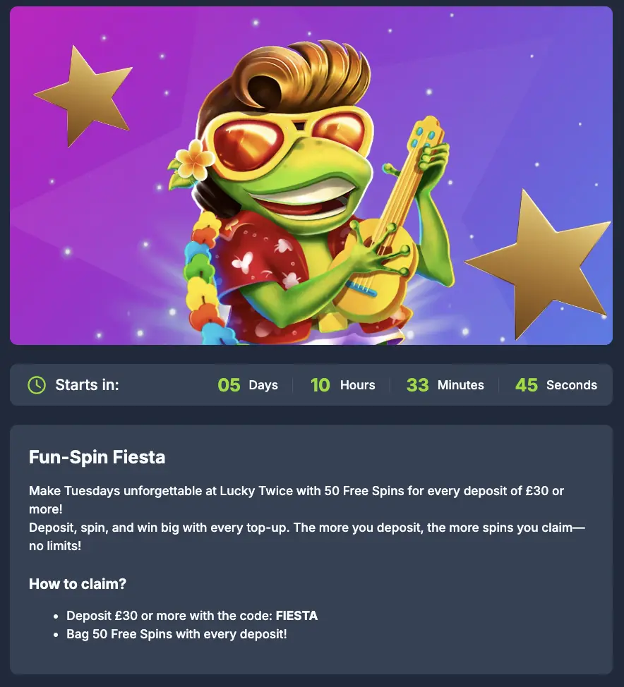 Fun-spin fiesta promo image