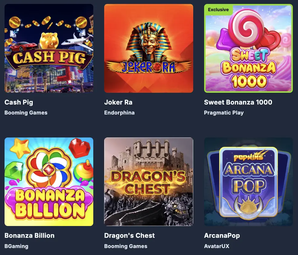 Slots catalogue illustration